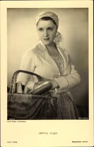 Ak Schauspielerin Jenny Jugo, Portrait, Ross Verlag 7307/2