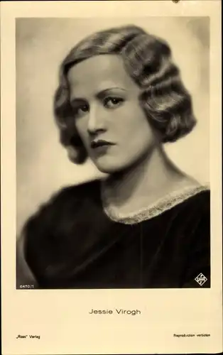 Ak Schauspielerin Jessie Virogh, Portrait, Ross Verlag 6470/1