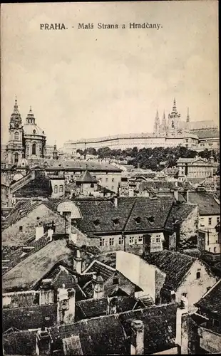 Ak Praha Prag Tschechien, Malá Strana a Hradcany