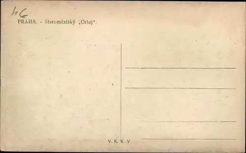Ak Praha Prag Tschechien, Staroměstský Orlo