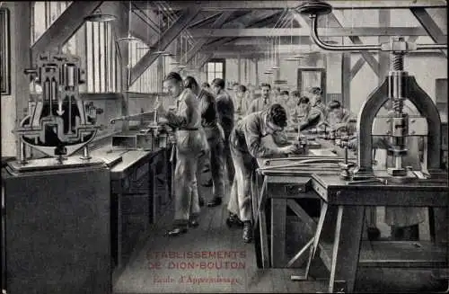 Ak Puteaux Hauts de Seine, Etablissements de Dion Bouton, Ecole d'Aprrentissage