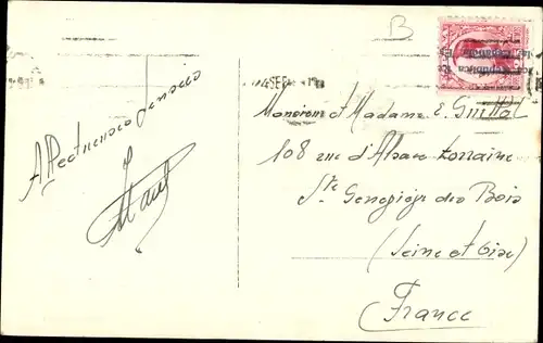 Ak Madrid Spanien, Avenida Pi y Margall