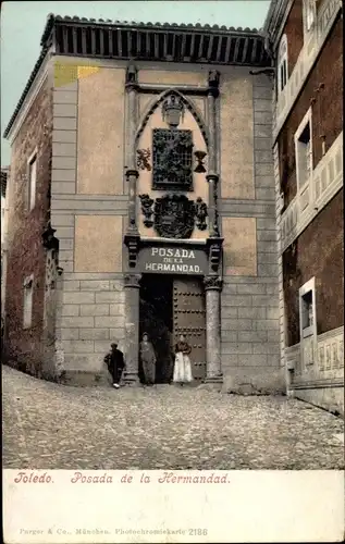 Ak Toledo Kastilien La Mancha Spanien, Posada de la Hermandad