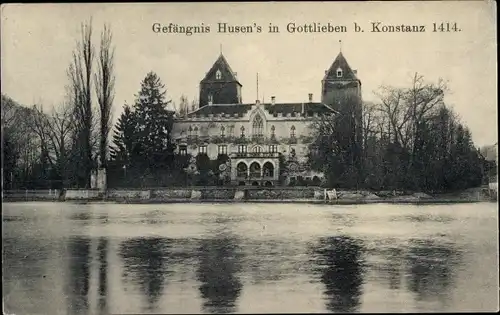Ak Gottlieben Kanton Thurgau, Gefängnis Husen's