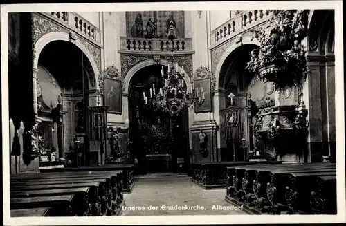 Ak Wambierzyce Albendorf Schlesien, Inneres der Gnadenkirche