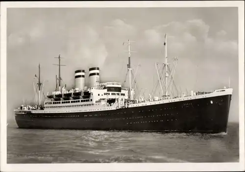 Ak Schnelldampfer Hansa, HAPAG, Fotograf Hans Hartz