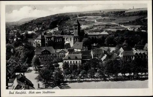 Ak Bad Hersfeld Hessen, Blick vom Stadtturm