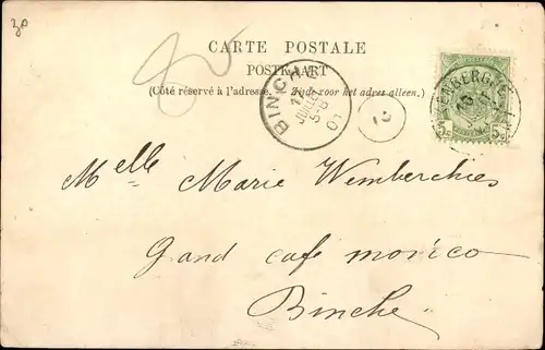 Ak Blankenberghe Blankenberge Westflandern, La Gare