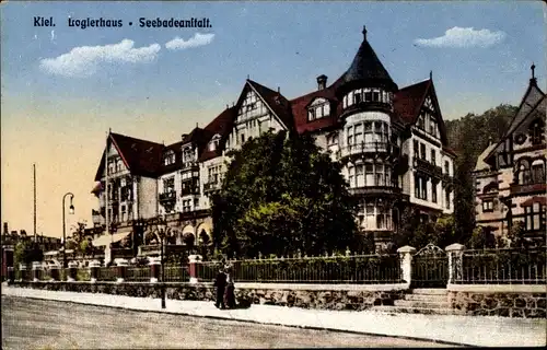 Ak Kiel in Schleswig Holstein, Logierhaus der Seebadeanstalt