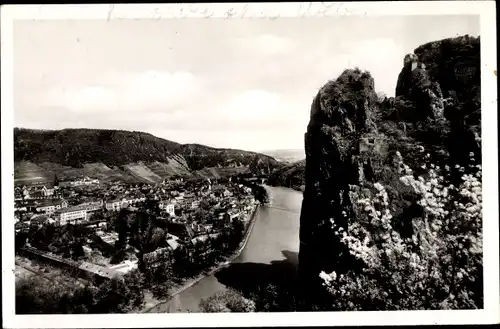 Ak Bad Münster am Stein Ebernburg, Rheingrafenstein, Panorama