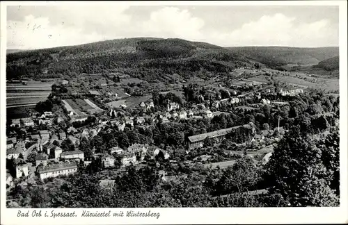 Ak Bad Orb im Spessart, Kurviertel mit Wintersberg