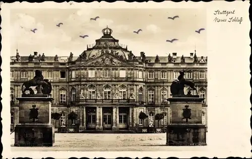 Ak Stuttgart in Württemberg, Neues Schloss