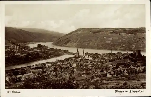 Ak Bingen am Rhein, Binger Loch, Bingerloch
