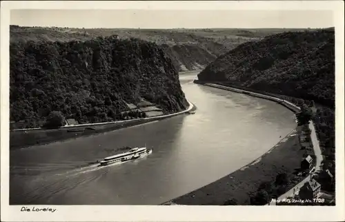 Ak Sankt Goarshausen am Rhein, Loreley