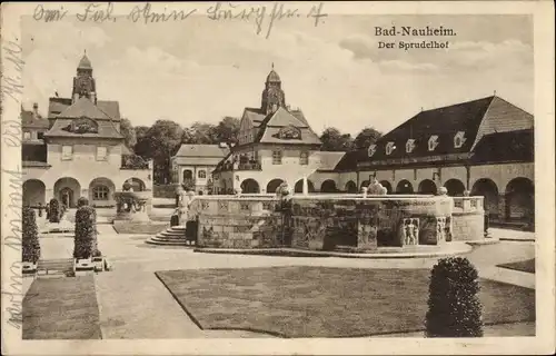 Ak Bad Nauheim in Hessen, Der Sprudelhof