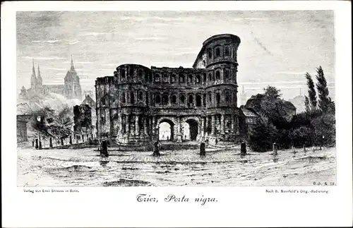 Ak Trier an der Mosel, Porta Nigra