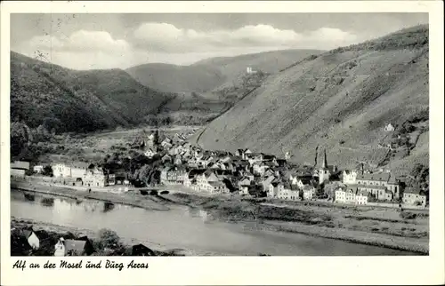 Ak Alf an der Mosel, Burg Arras