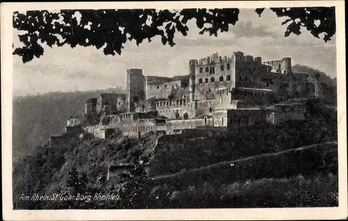 Ak St. Goar am Rhein, Burg Rheinfels