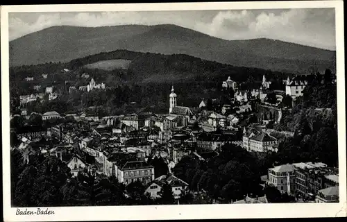 Ak Baden Baden am Schwarzwald, Gesamtansicht