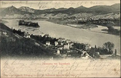 Ak Rolandseck Remagen am Rhein, Panorama