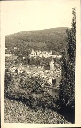 Ak Heidelberg am Neckar, Blick aus der Ferne
