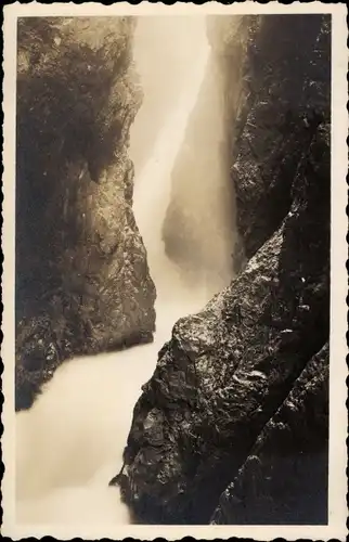 Ak Mittenwald in Oberbayern, Leutaschklamm