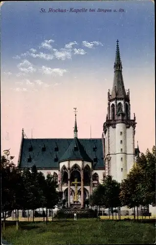 Ak Bingen am Rhein, St. Rochus Kapelle