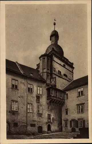 Ak Würzburg am Main Unterfranken, Festung Marienberg, Sonnenturm