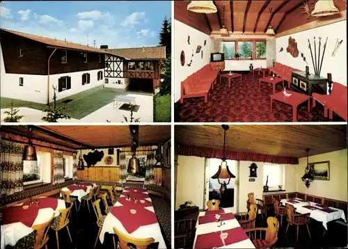 Ak Altlohberghütte Lohberg im Bayerischen Wald, Bergpension Kapitän Goltz