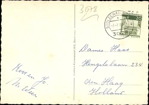 Ak Stolzenau Weser, Volksschule, Postamt, Langestraße