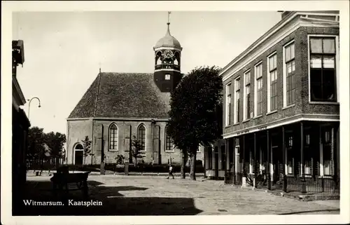 Ak Witmarsum Friesland Niederlande, Kaatsplein