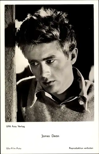 Ak Schauspieler James Dean, Portrait, UFA Film