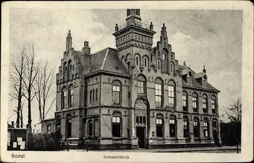 Ak Soest Utrecht Niederlande, Gemeentehuis