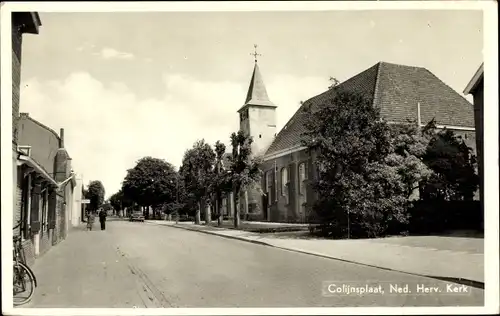 Ak Colijnsplaat Zeeland, Ned. Herv. Kerk