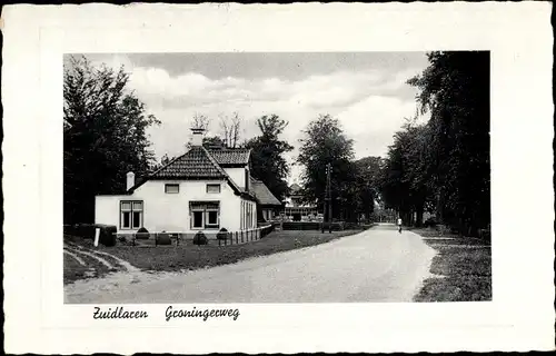 Ak Zuidlaren Drenthe Niederlande, Groningerweg