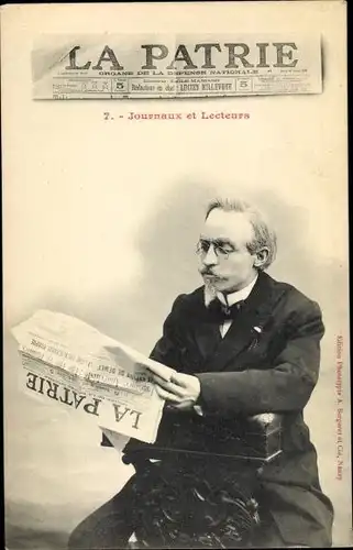 Zeitungs Ak La Patrie, Journaux et Lecteurs