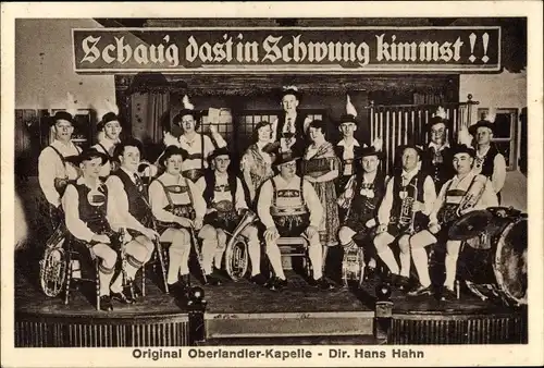 Ak Original Oberlander-Kapelle, Direktor Hahn Hahn