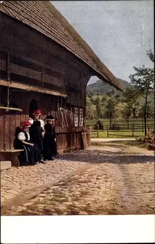 Ak Bauernhaus im Schwarzwald, Gutachtal