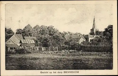 Ak Bennekom Gelderland, Dorfblick