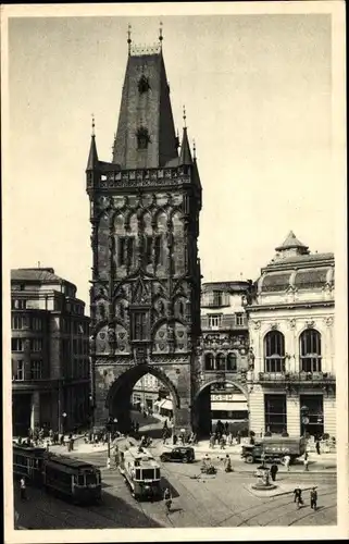 Ak Praha Prag Tschechien, Powder tower