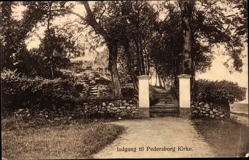 Ak Sorø Dänemark, Ingang til Pedersborg Kirke