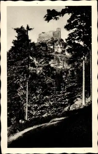 Ak Sobieszów Hermsdorf Kynast Riesengebirge Schlesien, Burg Kynast