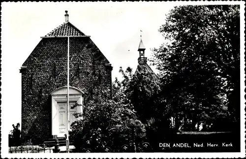 Ak Den Andel Groningen Niederlande, Ned. Herv. Kerk