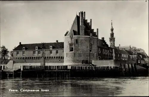 Ak Veere Zeeland Niederlande, Campveerse toren