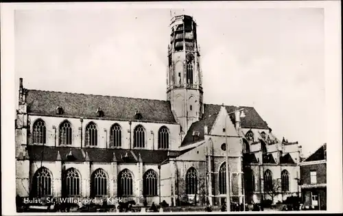 Ak Hulst Zeeland Niederlande, St. Willebrordus Kerk