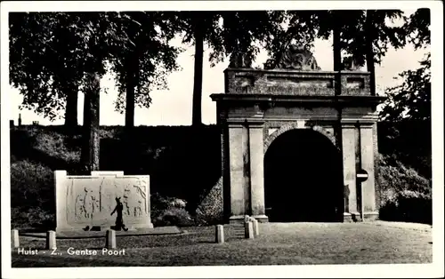 Ak Hulst Zeeland Niederlande, Gentse Poort