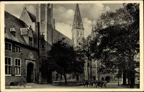 Ak Middelburg Zeeland Niederlande, Abdij