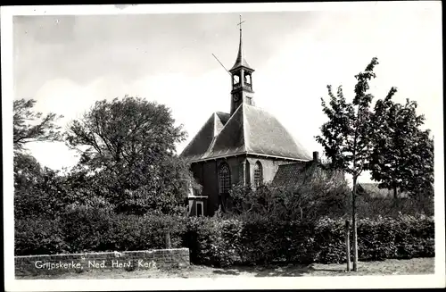 Ak Grijpskerke Zeeland, Ned. Herv. Kerk