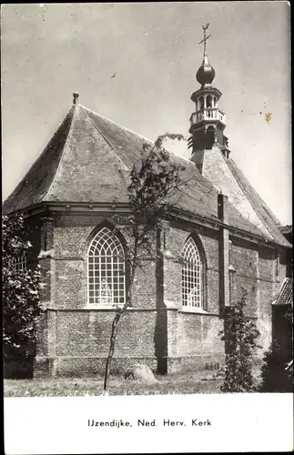 Ak IJzendijke Zeeland, Ned. Herv. Kerk