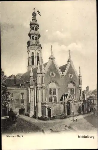 Ak Middelburg Zeeland, Nieuwe Kerk